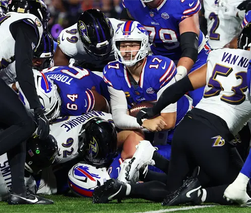 Josh Allen debuta en casa con los Bills