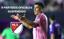 Luis Suárez recibe 3 partidos de suspensión en la MLS, ¿Cerca su retiro?