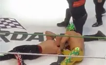Octagón Jr. sale lesionado de Lucha Libre AAA en Monterrey, ¿se queda fuera de Worlds Collide?