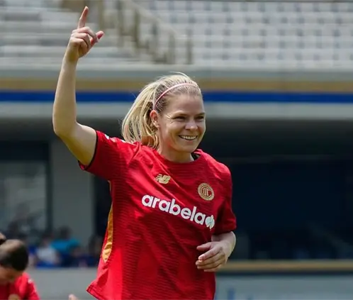 Eugénie Le Sommer: la goleadora francesa que está encantando a México (tolucafemenil Instagram) Eugénie Le Sommer: la goleadora francesa que está encantando a México (tolucafemenil Instagram)