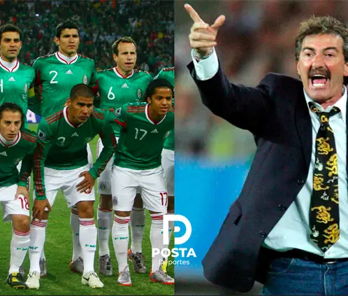 Selección de México y Ricardo La Volpe. Getty Images. Selección de México y Ricardo La Volpe. Getty Images.
