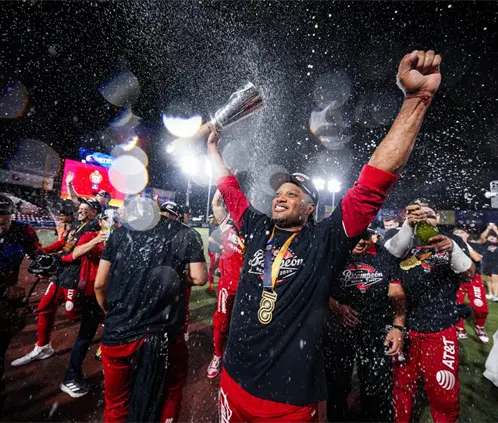 Los Diablos Rojos consiguieron su título 18 en la historia de la LMB (Cortesía: Liga Mexicana de Beisbol) Los Diablos Rojos consiguieron su título 18 en la historia de la LMB (Cortesía: Liga Mexicana de Beisbol)