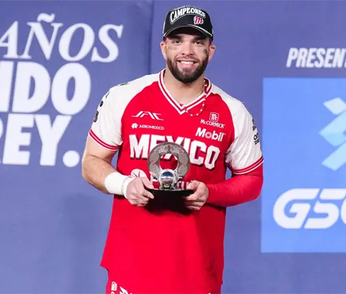 Marmolejos repite como MVP de la Serie del Rey en 2025 (Cortesía: Liga Mexicana de Beisbol) Marmolejos repite como MVP de la Serie del Rey en 2025 (Cortesía: Liga Mexicana de Beisbol)