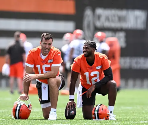 Cleveland Browns evalúan cambios tras pobre inicio de Flacco . (Photo by Nick Cammett/Getty Images) Cleveland Browns evalúan cambios tras pobre inicio de Flacco . (Photo by Nick Cammett/Getty Images)