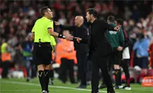 Diego Simeone explota en contra de los aficionados de Liverpool en la Champions League