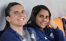 Kenti Robles realiza grosería en contra de la afición del América Femenil