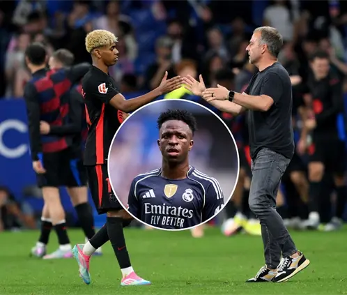 Balón de Oro 2025: Hansi Flick lanza un dardo al Real Madrid y exige respeto a los ganadores (Photo by Juan Manuel Serrano Arce/Getty Images)