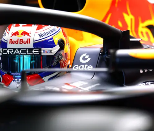 Max Verstappen se llevó la pole position en Azerbaiyán. Getty Images