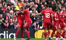 Liverpool se lleva el Derby de Merseyside y se consolida en la cima de la Premier League