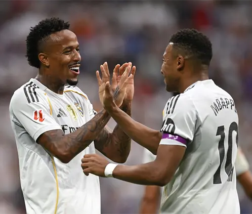 ¿Brujo? Militao cumple su promesa de marcar un gol ante Espanyiol (Photo by Denis Doyle/Getty Images) ¿Brujo? Militao cumple su promesa de marcar un gol ante Espanyiol (Photo by Denis Doyle/Getty Images)