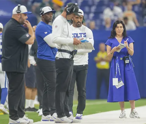 Carlie Irsay-Gordon: la dueña de los Colts que impacta en la NFL (Photo by Michael Hickey/Getty Images)