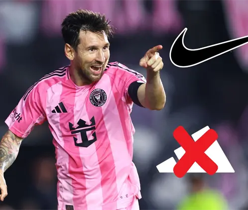 En redes circulan imágenes de Lionel Messi usando calzado de la ‘marca de la palomita’ (Getty Images) En redes circulan imágenes de Lionel Messi usando calzado de la ‘marca de la palomita’ (Getty Images)
