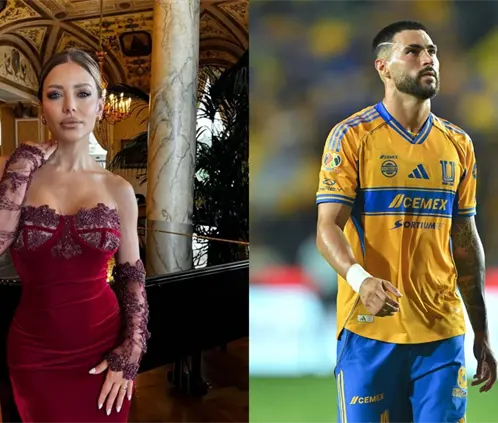 Evangelina Anderson, ex esposa de Martín Demichelis, ha sido relacionada con Juan Sánchez Purata de Tigres. Getty Images