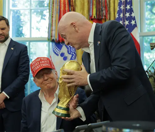 Donald Trump, Presidente de Estados Unidos, amenazó con dejar fuera a Seattle y Chicago del Mundial de 2026 por ser inseguras. Getty Images