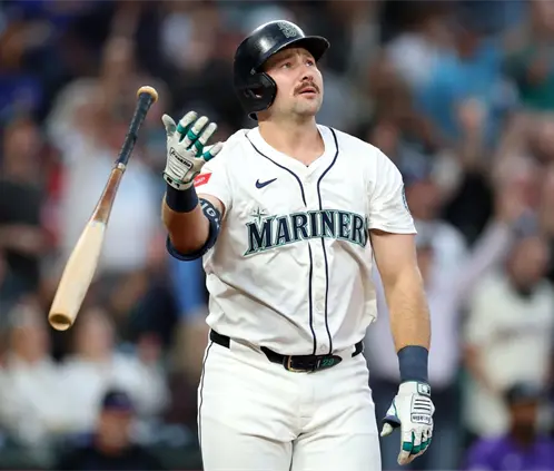 Cal Raleigh esta dejando atrás varios récords históricos de la MLB (Getty Images)