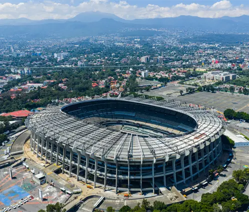 El Estadio Azteca fue demanda por los dueños de los palcos, debido a las condiciones injustas para el Mundial de 2026. Getty Images