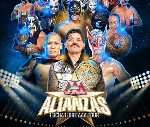 Dominik Mysterio encabezara a Lucha Libre AAA en Ciudad de México, que podrá verse por Space y HBO Max para México. @luchalibreaaa