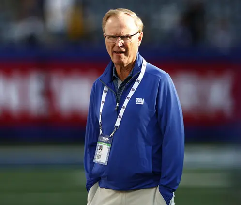 John Mara, dueño de los Giants, reveló que le fue detectado cáncer a la edad de 70 años. Getty Images