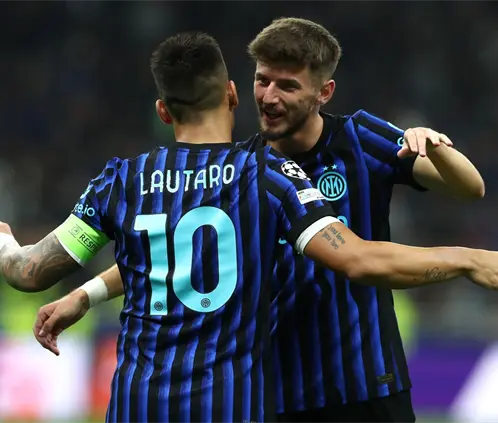 Inter de Milán arrasa al Slavia con doblete de Lautaro Martínez (Photo by Marco Luzzani/Getty Images)