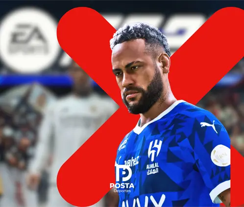 Neymar en el FC26. Canva Images. EA Sports.