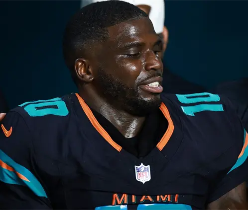 Tyreek Hill sufre terrible lesión de rodilla (Photo by Carmen Mandato/Getty Images) Tyreek Hill sufre terrible lesión de rodilla (Photo by Carmen Mandato/Getty Images)