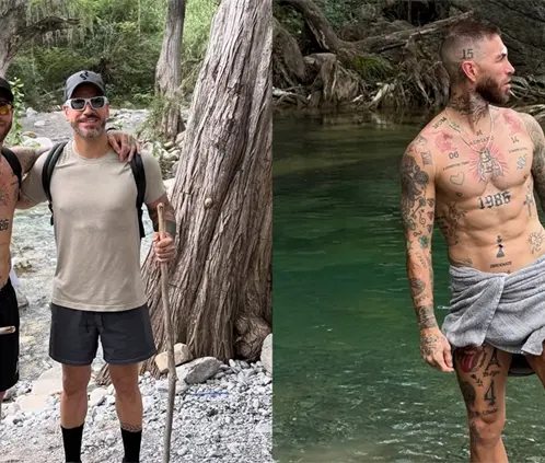 Sergio Ramos disfruta la naturaleza en el Río Ramos (SergioRamos Instagram)