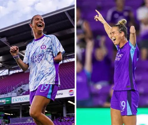 Carson Pickett, la jugadora histórica de Orlando Pride que enfrentó al América Femenil (Foto: carson.pickett IG)
