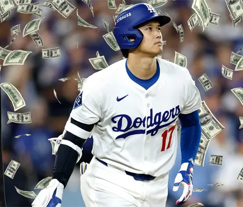 Shohei Ohtani tiene un contrato millonario que será diferido hasta después de su retiro.
