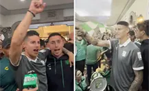 VIDEO | James Rodríguez canta con aficionados del León en serenata