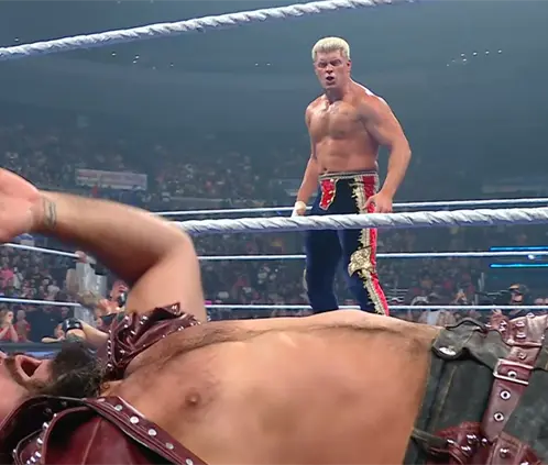 La edición de Friday Night Smackdown trajo el choque entre Cody Rhodes y Randy Orton ante The Vision, como plato principal. La edición de Friday Night Smackdown trajo el choque entre Cody Rhodes y Randy Orton ante The Vision, como plato principal.