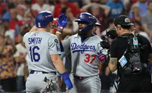 Dodgers gestan heroica remontada y arrebatan Juego 1 a los Phillies