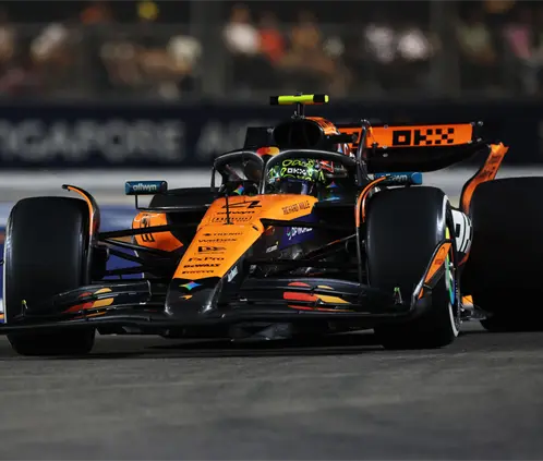 McLaren consiguió el bicampeonato de Constructores de la F1 en el GP de Singapur. Getty Images
