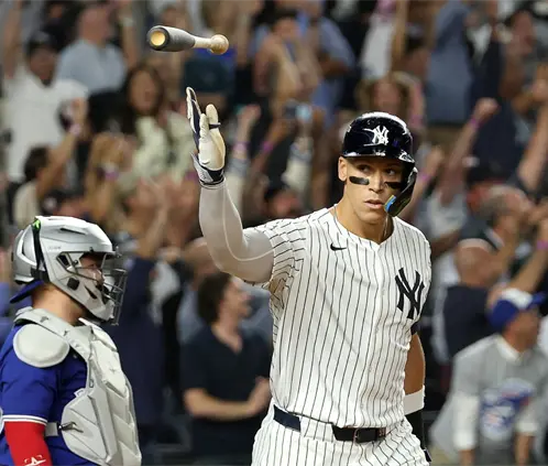 EL jonrón de Judge impulsó a Yankees para ganar el juego (Getty Images)