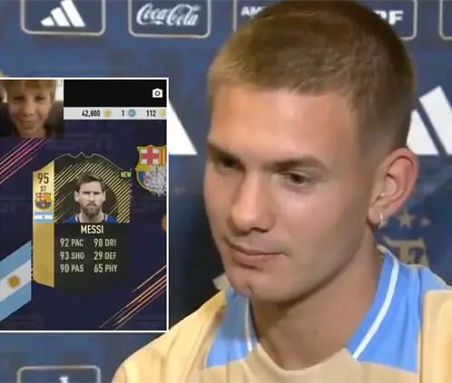 VIDEO | Franco Mastantuono recuerda época youtuber cuando sacó a Lionel Messi en el FIFA VIDEO | Franco Mastantuono recuerda época youtuber cuando sacó a Lionel Messi en el FIFA