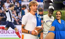 Sergio Canales entrena para pateador de futbol americano