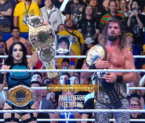 Seth Rollins y Stephanie Vaquer se proclamaron máximos campeones de WWE en Crown Jewel. @WWE Seth Rollins y Stephanie Vaquer se proclamaron máximos campeones de WWE en Crown Jewel. @WWE