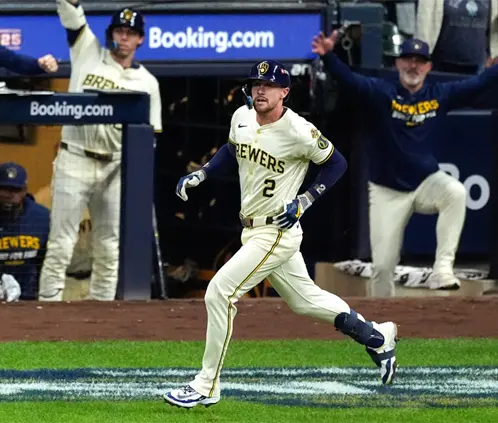 Brewers se hizo fuerte en casa y selló su pasaporte a la Serie de Campeonato de la Liga Nacional (Getty Images) Brewers se hizo fuerte en casa y selló su pasaporte a la Serie de Campeonato de la Liga Nacional (Getty Images)