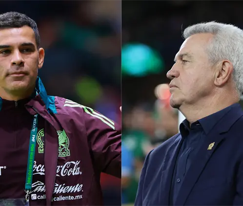 Rafa Márquez y Javier Aguirre. Getty Images. Rafa Márquez y Javier Aguirre. Getty Images.
