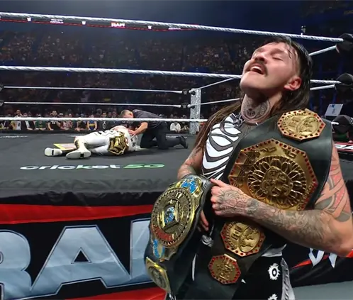 Dominik Mysterio consiguió su cuarto triunfo sobre Penta, y retuvo el Campeonato Intercontinental de la WWE en Australia. @WWE Dominik Mysterio consiguió su cuarto triunfo sobre Penta, y retuvo el Campeonato Intercontinental de la WWE en Australia. @WWE