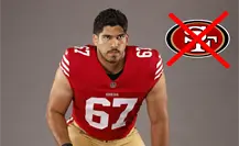 Los San Francisco 49ers despidieron al mexicano Isaac Alarcón