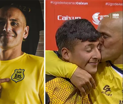 VIDEO | Humberto Suazo pone fecha a su retiro y se emociona con su hijo (Foto: @sanluis_qta (X)) VIDEO | Humberto Suazo pone fecha a su retiro y se emociona con su hijo (Foto: @sanluis_qta (X))