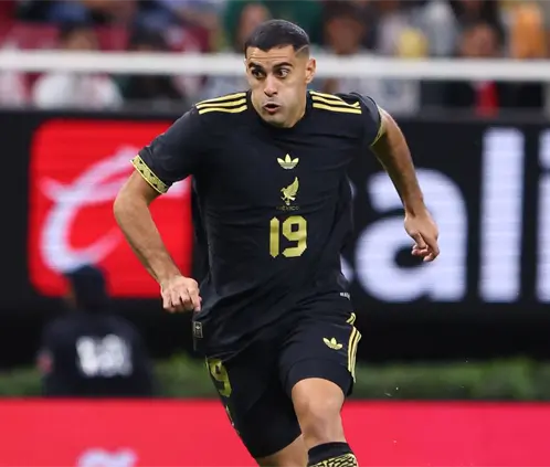 Germán Berterame no ve asegurado su lugar en el mundial pese a momento goleador (Getty Images- Simon Barber) Germán Berterame no ve asegurado su lugar en el mundial pese a momento goleador (Getty Images- Simon Barber)