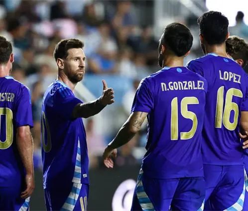 Lionel Messi fue el orquestador para el ataque de Argentina (Getty Images) Lionel Messi fue el orquestador para el ataque de Argentina (Getty Images)