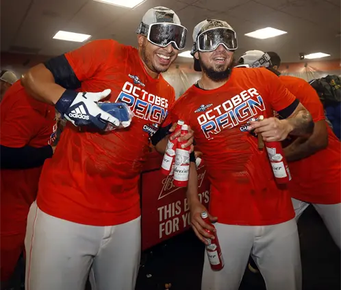 Estos son los mexicanos que han sido campeones en la Serie Mundial (Photo by Bob Levey/Getty Images) Estos son los mexicanos que han sido campeones en la Serie Mundial (Photo by Bob Levey/Getty Images)
