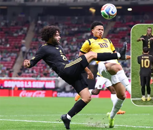 Afición explota contra el Chino Huerta y Alexis Vega en el México vs Ecuador (Photo by Simon Barber/Getty Images) Afición explota contra el Chino Huerta y Alexis Vega en el México vs Ecuador (Photo by Simon Barber/Getty Images)