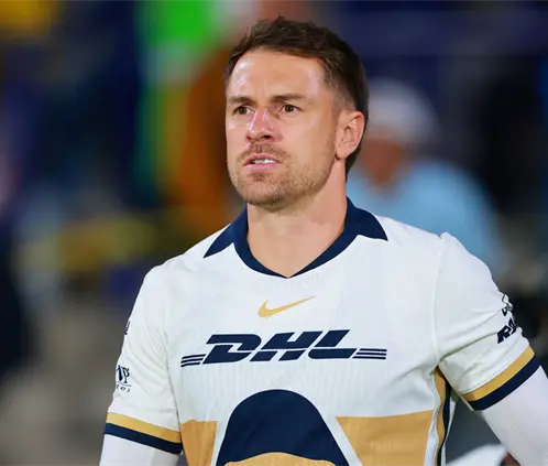 Los Pumas se quedarían sin Aaron Ramsey para el juego contra Rayados y por lo que resta del Apertura 2025 por una lesión muscular. Getty Images Los Pumas se quedarían sin Aaron Ramsey para el juego contra Rayados y por lo que resta del Apertura 2025 por una lesión muscular. Getty Images