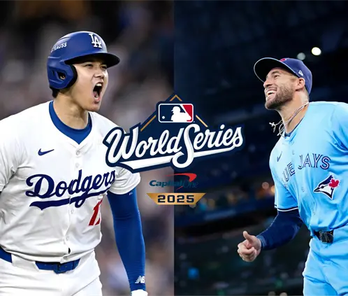 Los Angeles Dodgers vs Toronto Blue Jays. Getty Images.