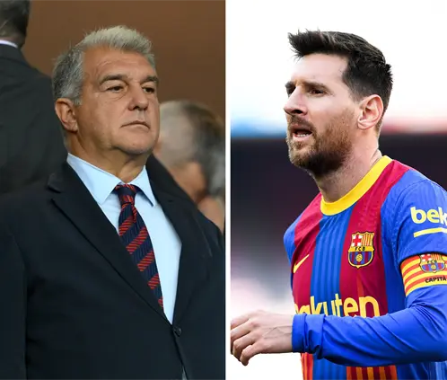 Todo mal en Barcelona: Acusan a Joan Laporta de hacer enojar a Lionel Messi (Photo by David Ramos/Getty Images) Todo mal en Barcelona: Acusan a Joan Laporta de hacer enojar a Lionel Messi (Photo by David Ramos/Getty Images)