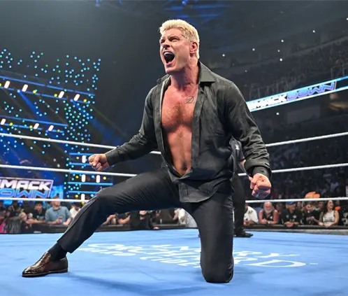 Se espera que el Campeón Mundial de WWE Cody Rhodes aparezca en SmackDown. @WWEespaña Se espera que el Campeón Mundial de WWE Cody Rhodes aparezca en SmackDown. @WWEespaña