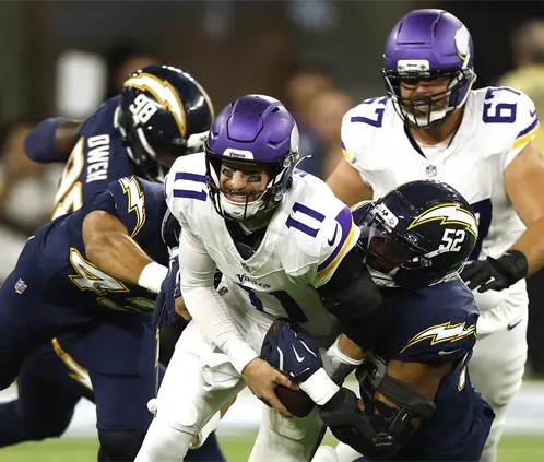 Chargers vs Vikings abren la Semana 8 de la NFL en el Thursday Night Football Chargers vs Vikings abren la Semana 8 de la NFL en el Thursday Night Football